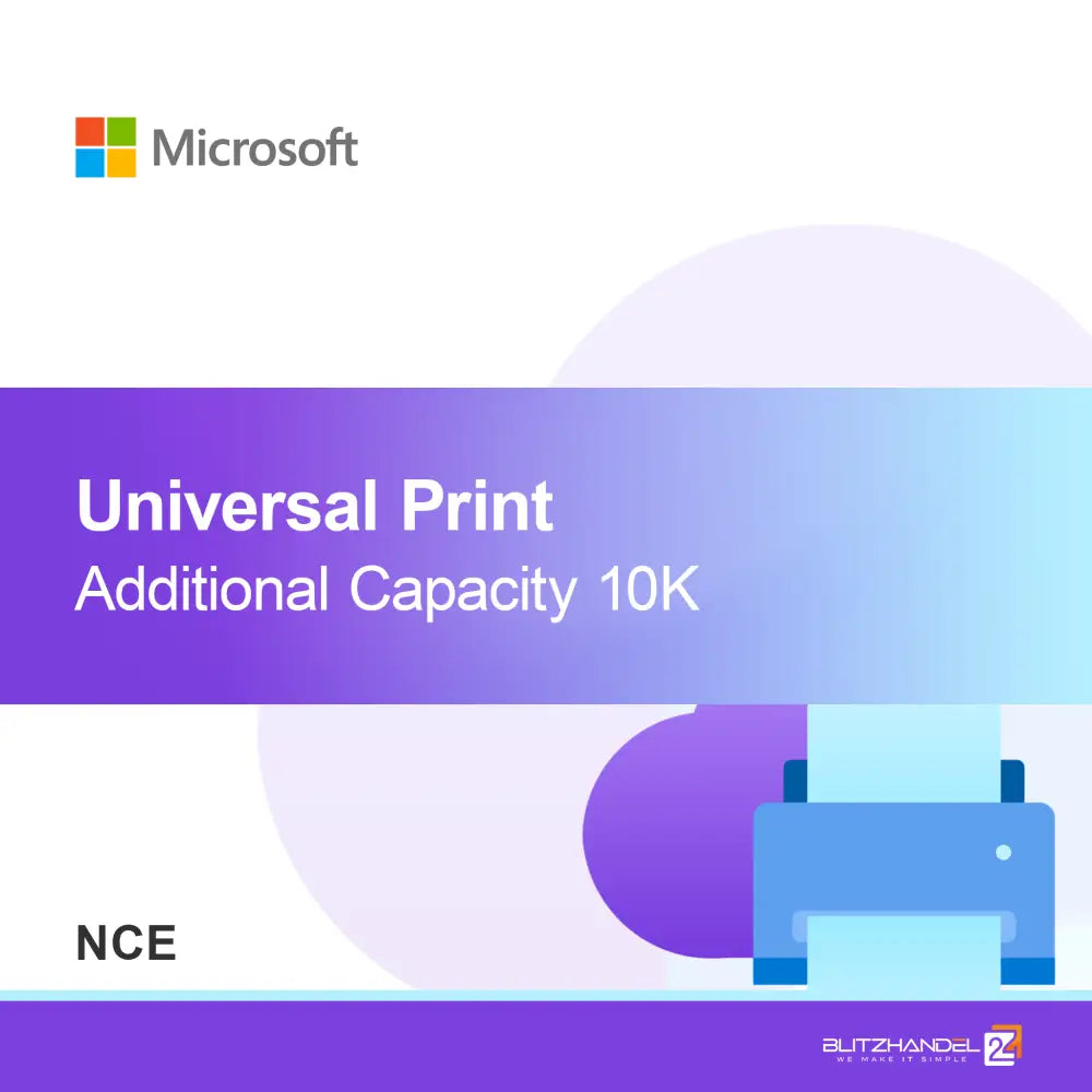 Universal Print Additional Capacity 10K (NCE)