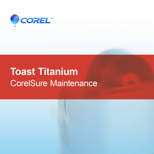 Údržba Toast Titanium CorelSure