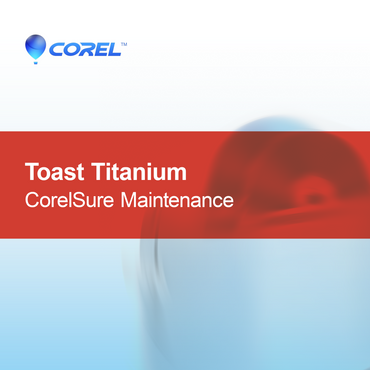 Údržba Toast Titanium CorelSure