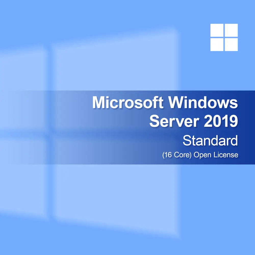 Microsoft Windows Server 2019 Standard (16 Core) Open License