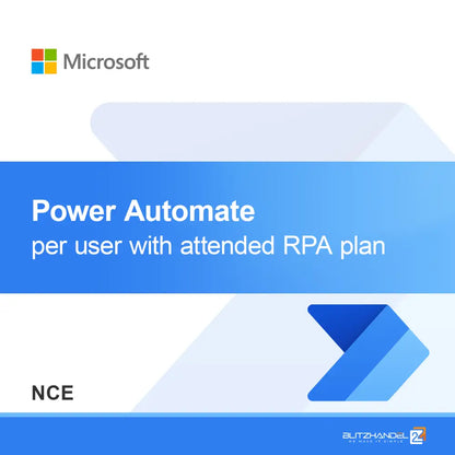 Power Automate felhasználónként felügyelt RPA tervvel (NCE)